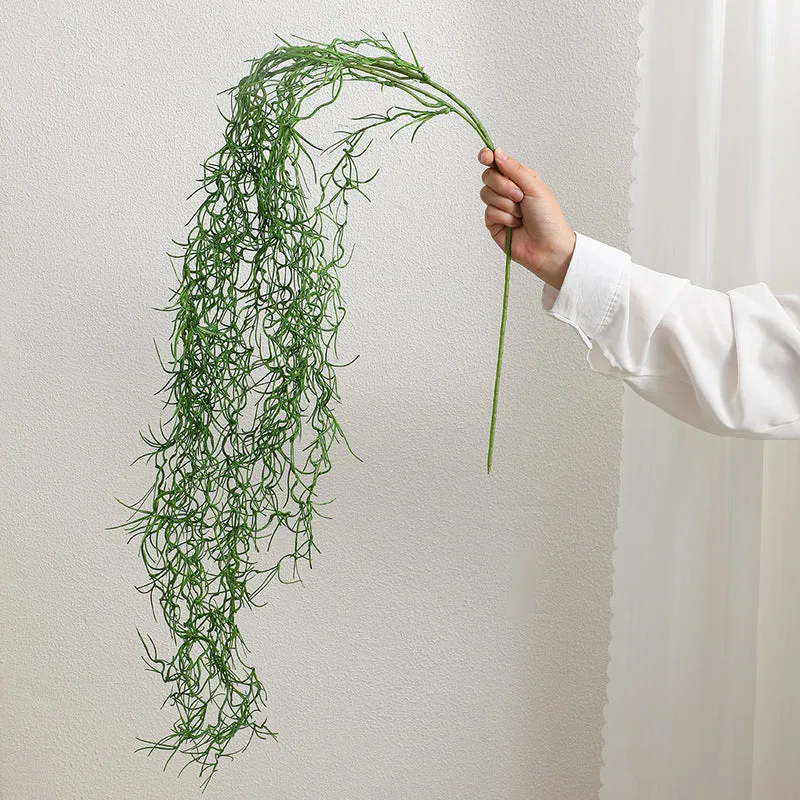 Decorative artificial branch with filigree, curved twigs