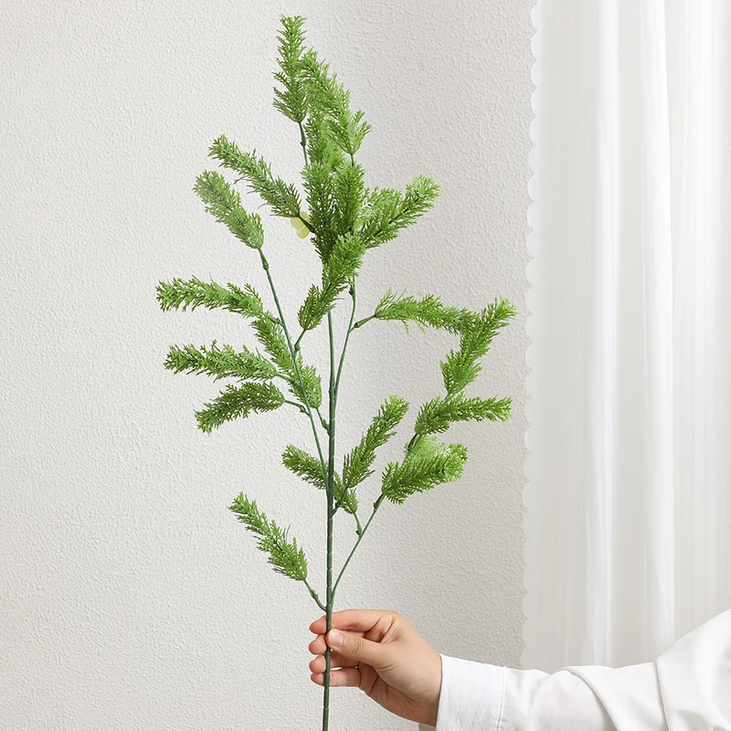 Decorative artificial branch with filigree, curved twigs
