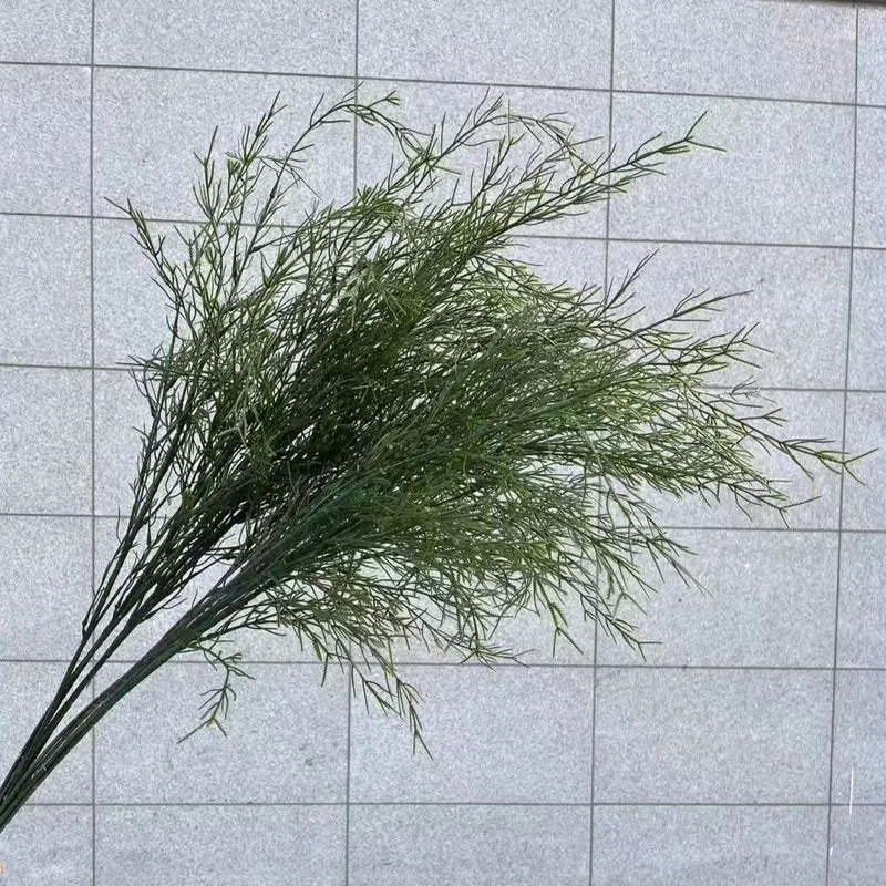 Decorative art branch with fine leaves