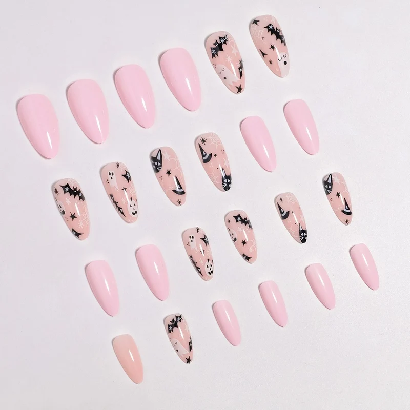 Halloween-Themen Press-On Nagelkunst Karnz