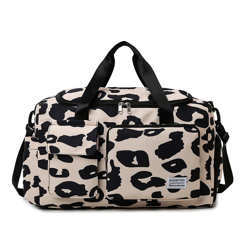 Stylish Zebra Print Travel Duffel Bag Stornfield