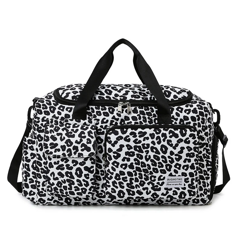 Stylish Zebra Print Travel Duffel Bag Stornfield