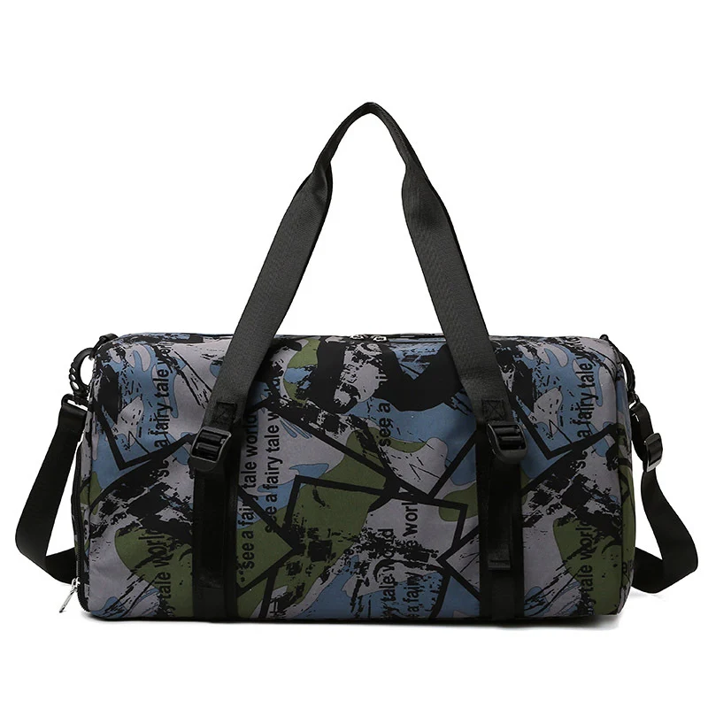 Spacious Artist-Inspired Gym Duffle Bag Stornfield