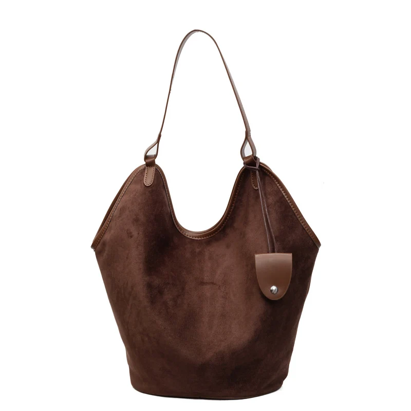 Weiches Wildleder Slouchy Tote