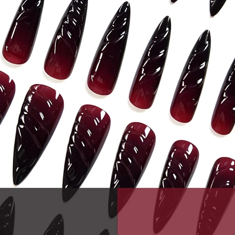 Elegant Long Stiletto Nail Art Extensions Stornfield