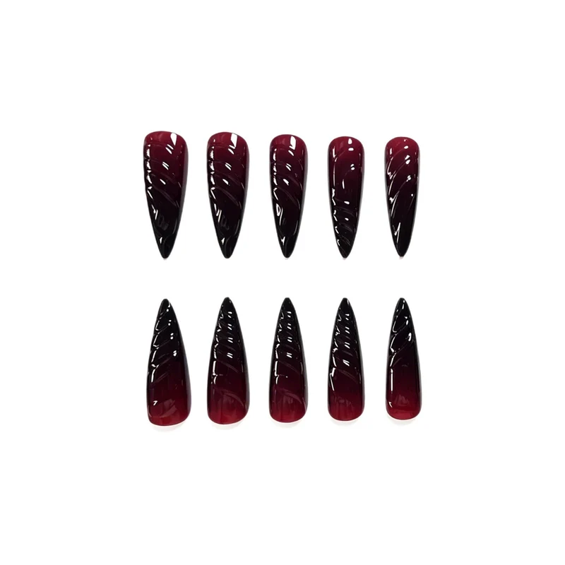 Elegant Long Stiletto Nail Art Extensions Stornfield
