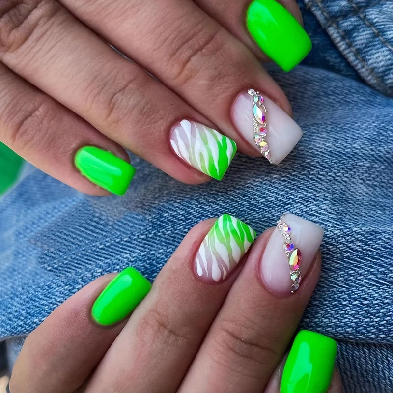 Elegant Long Acrylic Nail Extensions Stornfield