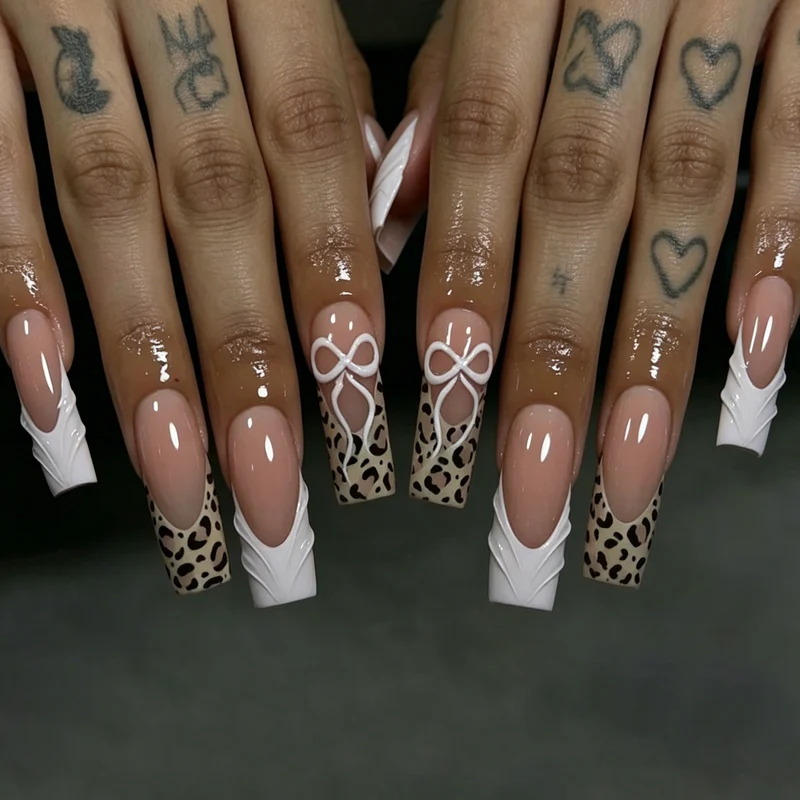 Elegant Long Acrylic Nail Art Extensions Stornfield