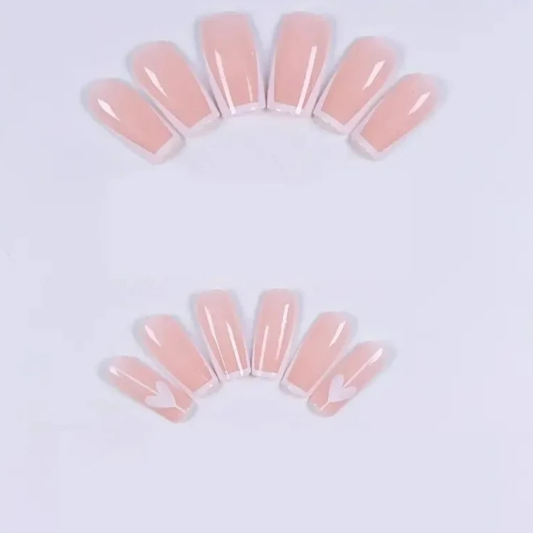 Elegant Heart Design Nail Enhancements Stornfield