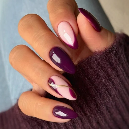 Elegant Gradient Nail Art Finger Design Stornfield