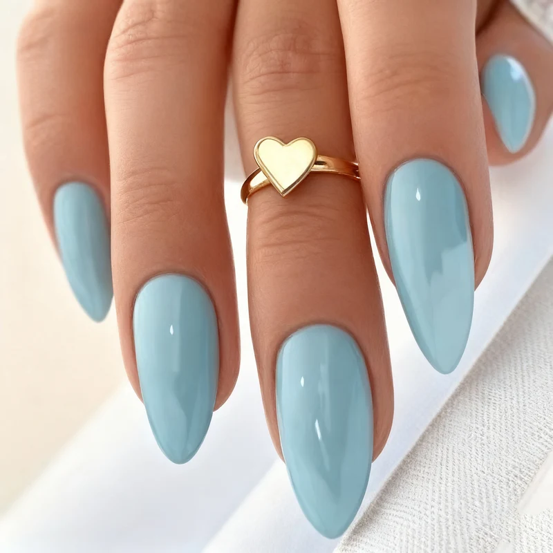 Elegant Glossy Stiletto Nail Enhancements Stornfield