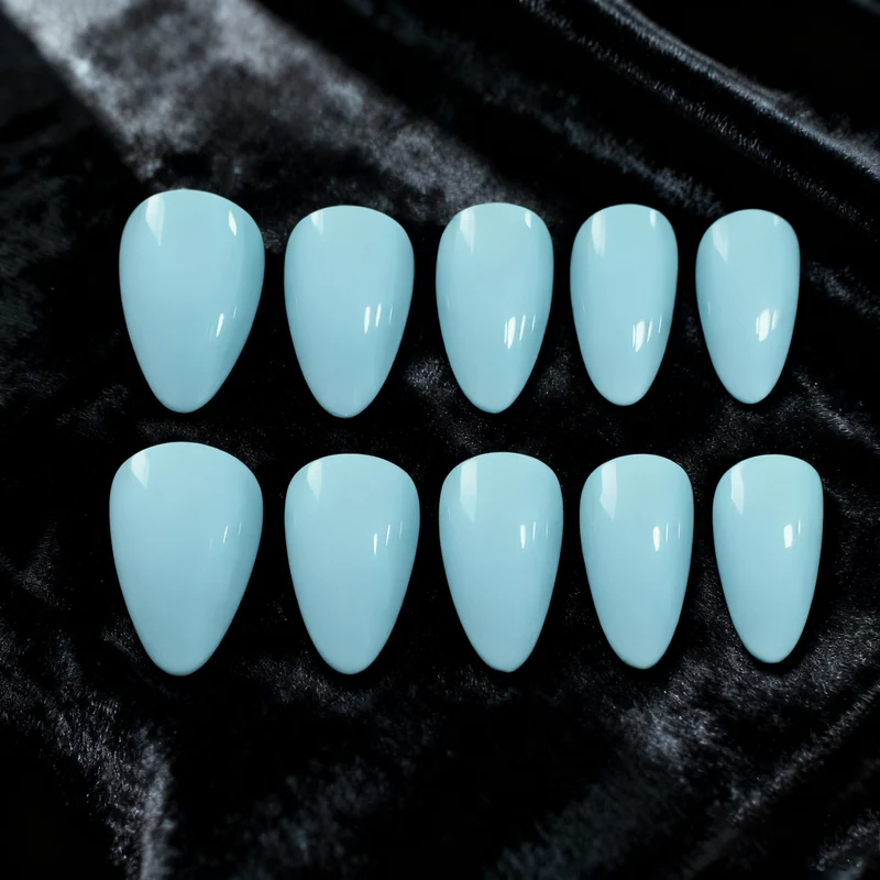 Elegant Glossy Stiletto Nail Enhancements Stornfield