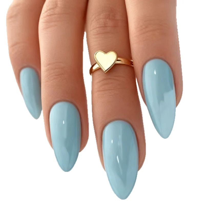 Elegant Glossy Stiletto Nail Enhancements Stornfield