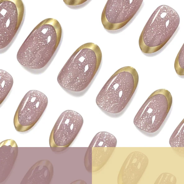 Elegant Glossy Nail Art Extensions Stornfield