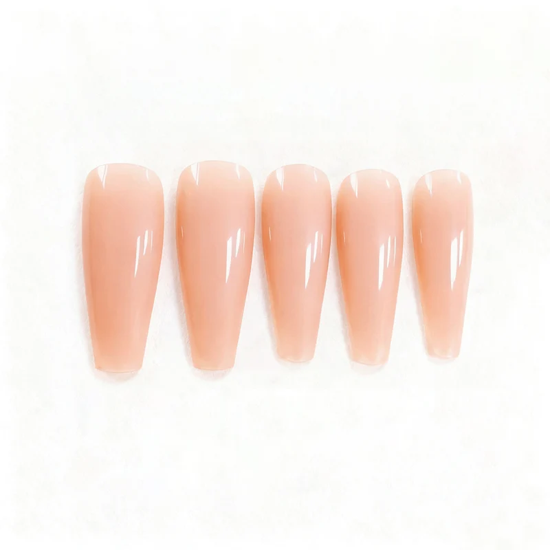 Elegant Glossy Acrylic Nail Extensions Stornfield