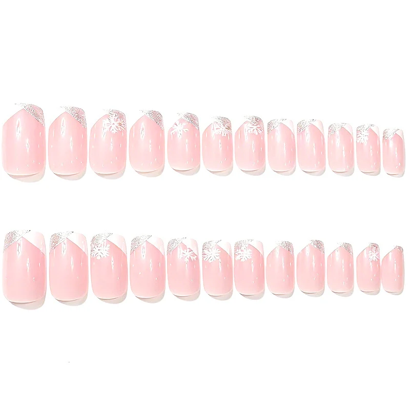 Creative Floral Snowflake Nail Art Stornfield