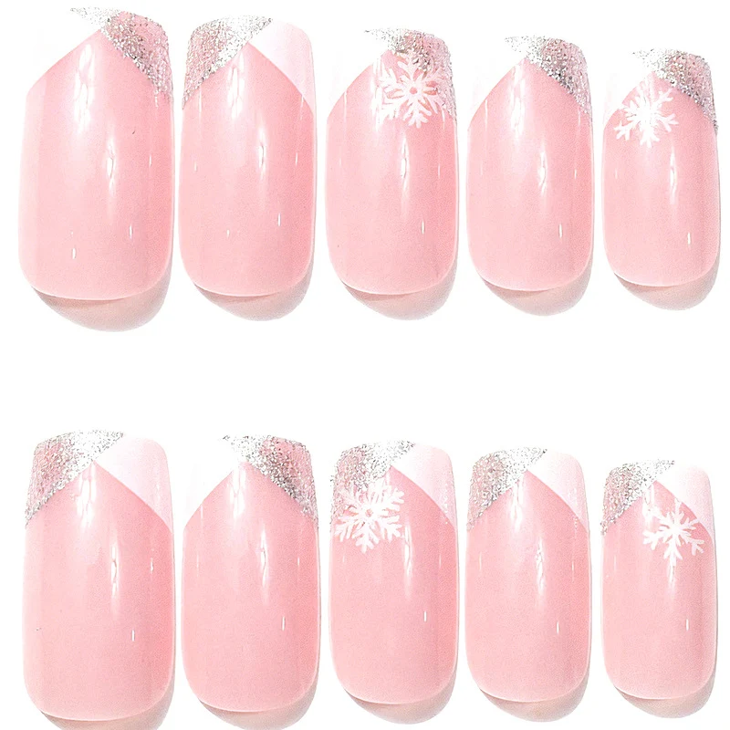 Creative Floral Snowflake Nail Art Stornfield