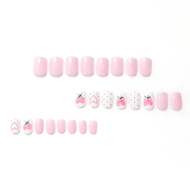 Creative Floral Acrylic Nail Art Set Stornfield