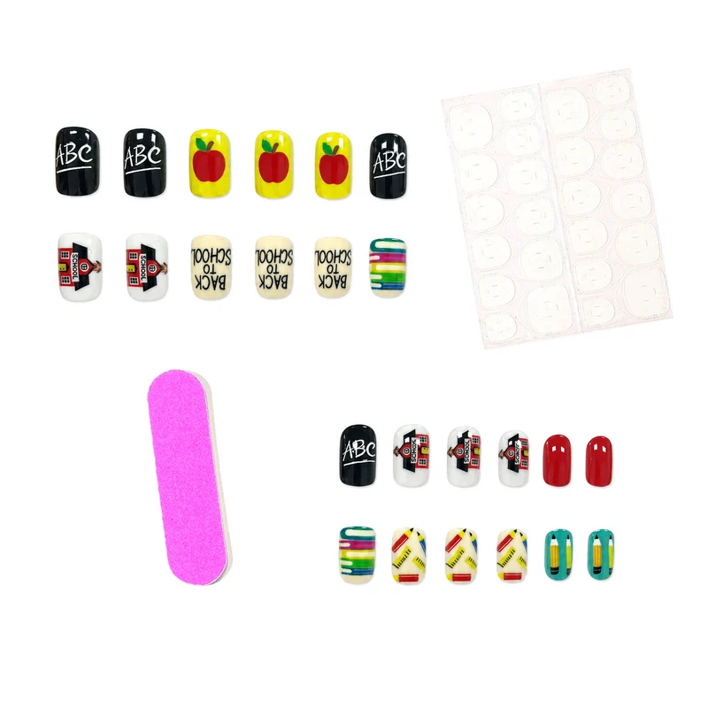 Creative Back-to-School Nail Art Set Stornfield