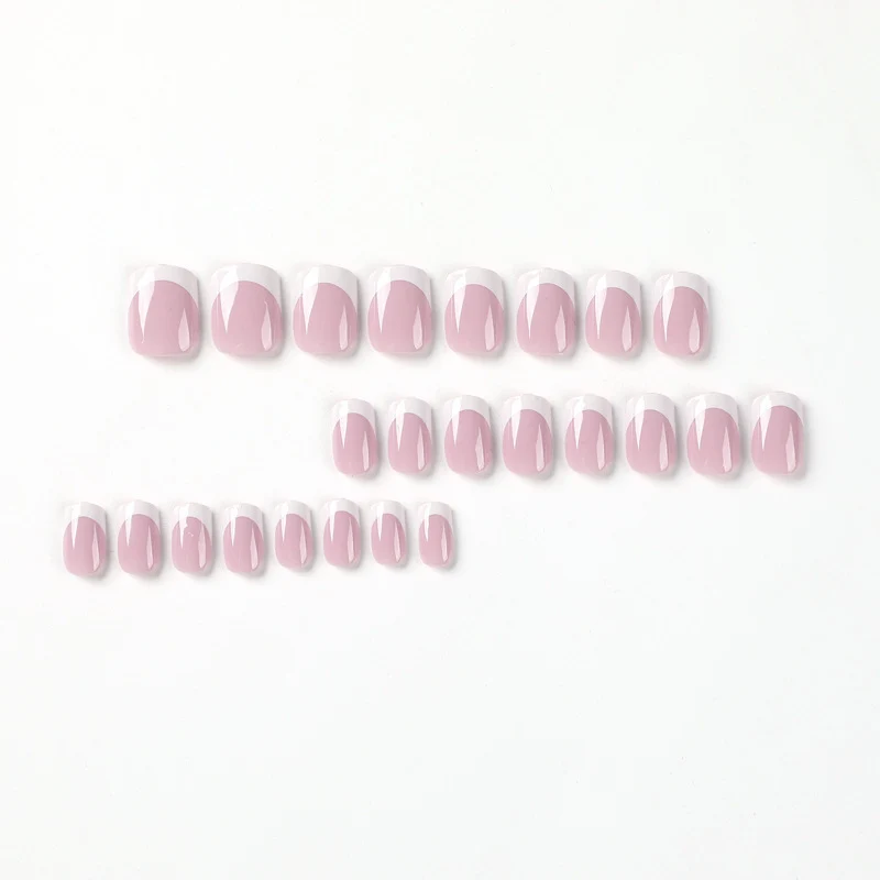 Classic French Tip Nail Art Enhancements Stornfield