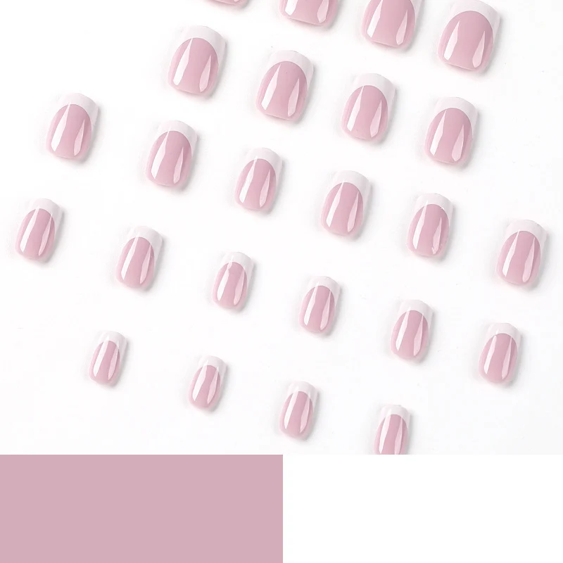 Classic French Tip Nail Art Enhancements Stornfield