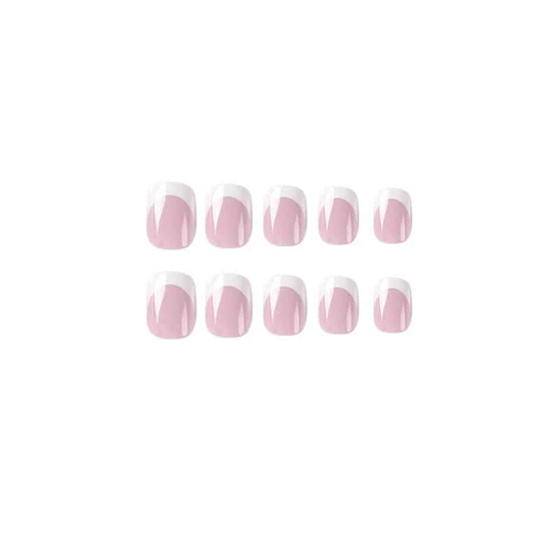 Classic French Tip Nail Art Enhancements Stornfield