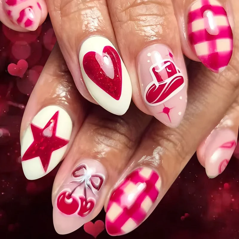 Chic Decorative Press-On Nail Enhancements Stornfield