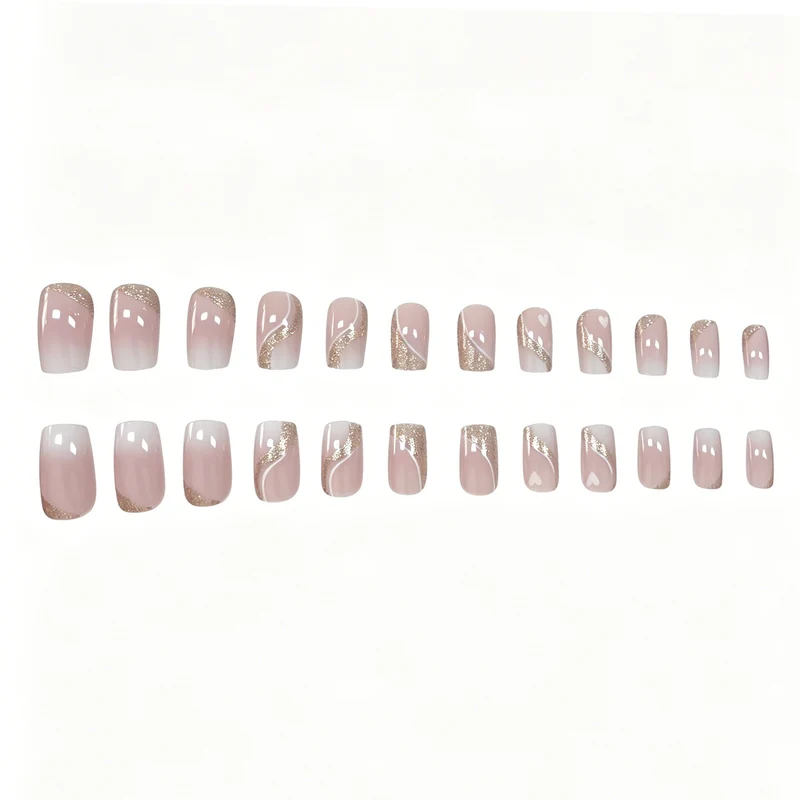 Elegant Glittery Nail Art Extensions Stornfield