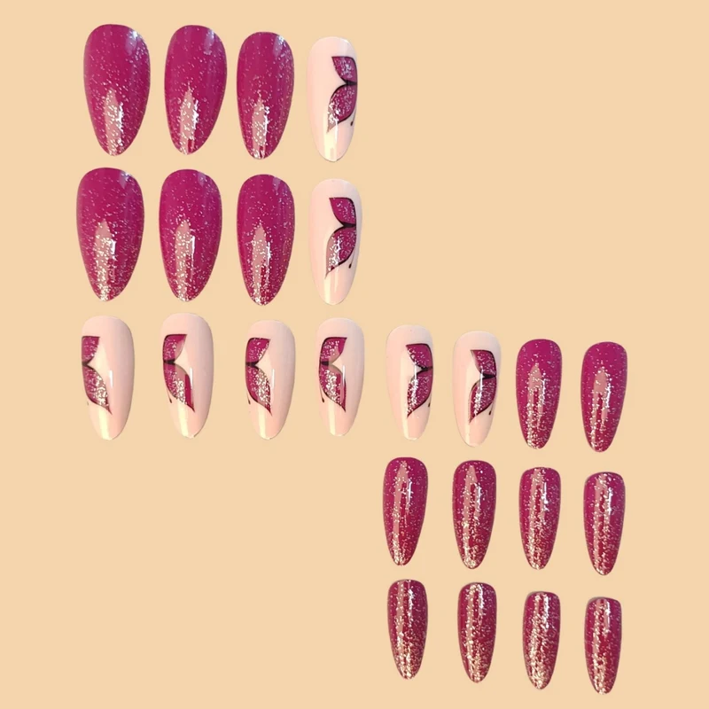 Elegant Glittery Butterfly Nail Art Stornfield