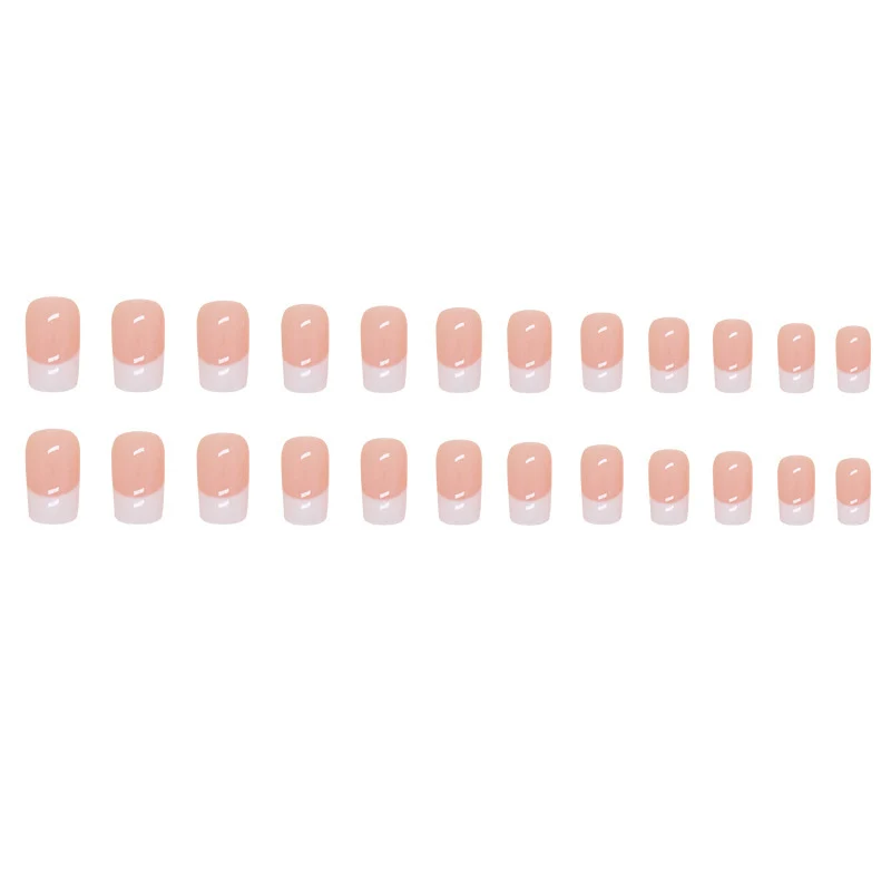 Elegant French Tip Press-On Nail Enhancements Stornfield