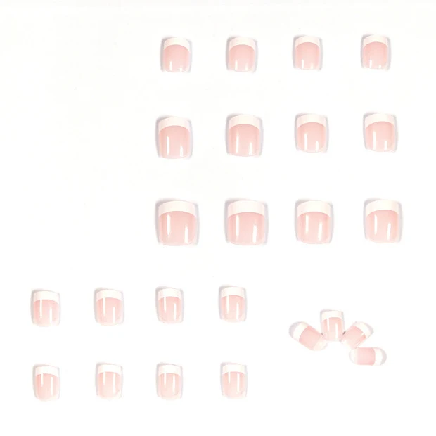 Elegant French Tip Nail Art Set Stornfield