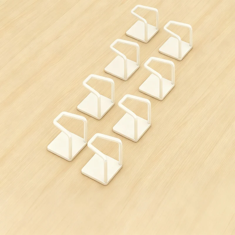 Edelstahl-Wandhaken ohne Bohren, 6er/8er Set