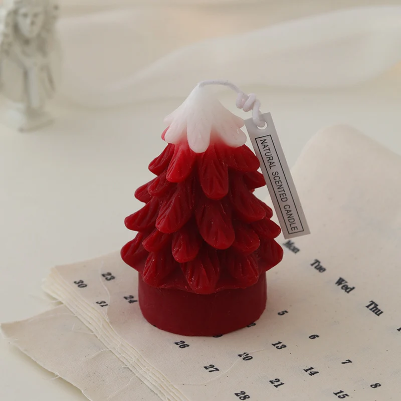 Nature-Inspired Conifer Cone Sculptural Aroma Candle Hand-Poured Soy Blend Cotton Wick