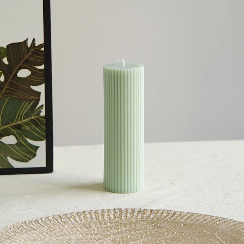 Minimalist Glossy Ceramic Pedestal Candle and Dessert Stand
