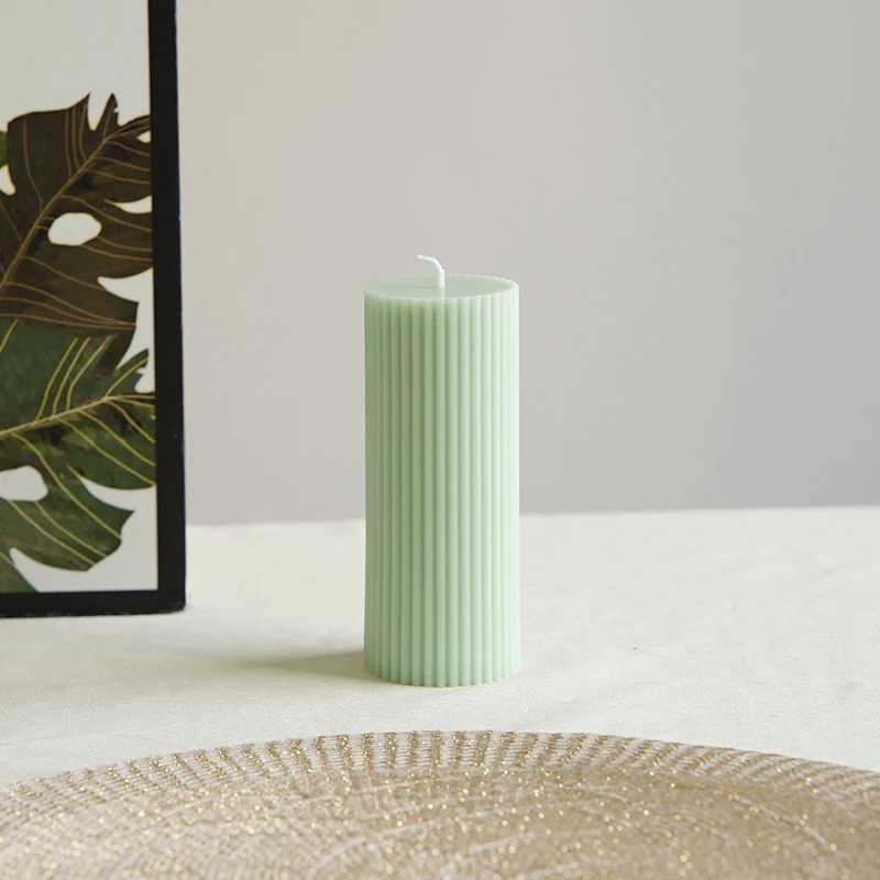 Minimalist Glossy Ceramic Pedestal Candle and Dessert Stand