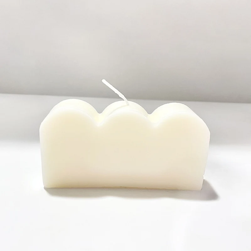 Minimalist Arch-Top Sculptural Pillar Candle
