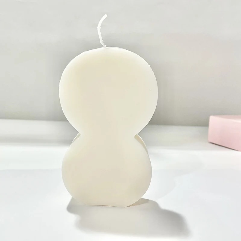 Minimalist Arch-Top Sculptural Pillar Candle