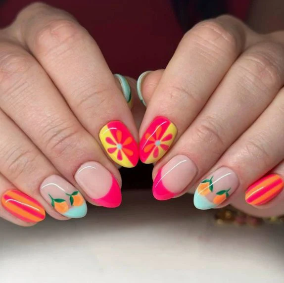 Abstract Themen Nagelkunst Verbesserungen Karnz