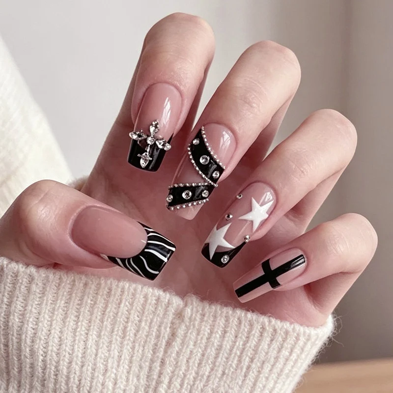 3D dekorative Acryl-Nagelkunstverzierungen Karnz