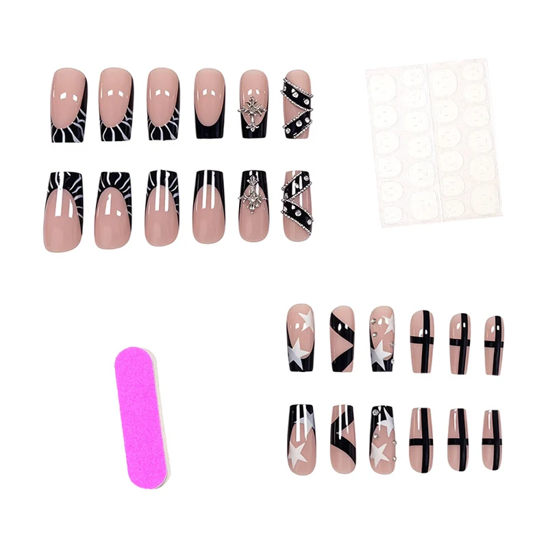 3D dekorative Acryl-Nagelkunstverzierungen Karnz