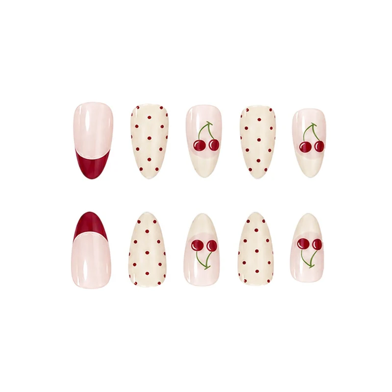 Cherry-Themed Nail Art Enhancements Stornfield
