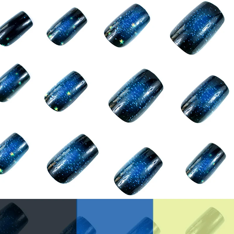 Celestial Night Sky Nail Art Enhancements Stornfield