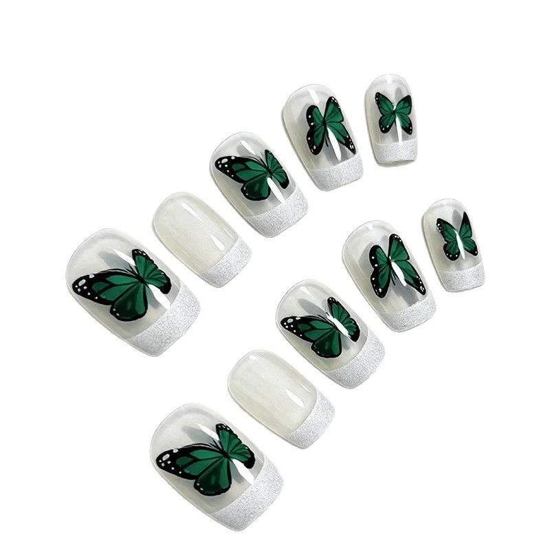 Butterfly-Themed Nail Art Enhancements Stornfield