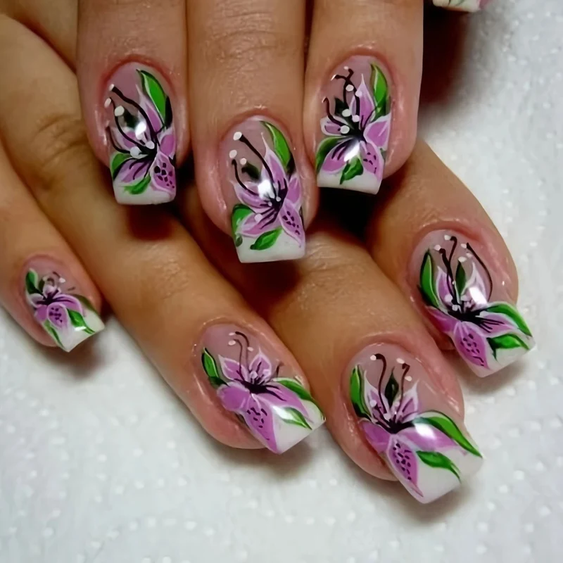 Botanical Nail Art Enhancements Stornfield