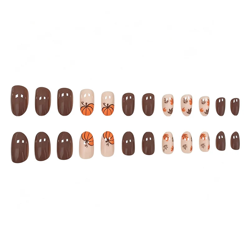 Autumn-Themed Nail Art Enhancements Stornfield