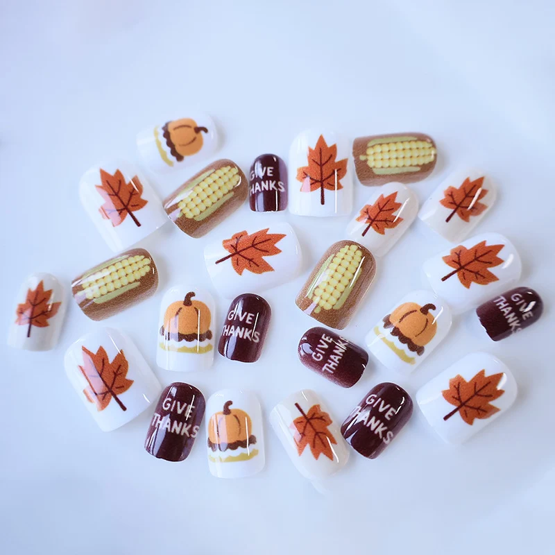 Autumn-Inspired Nail Art Set Stornfield