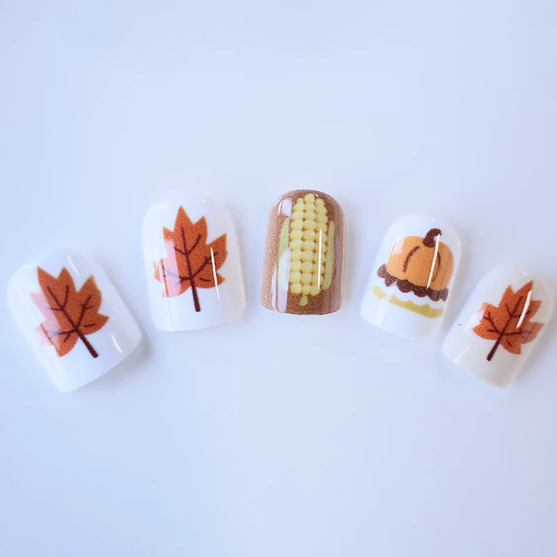 Autumn-Inspired Nail Art Set Stornfield