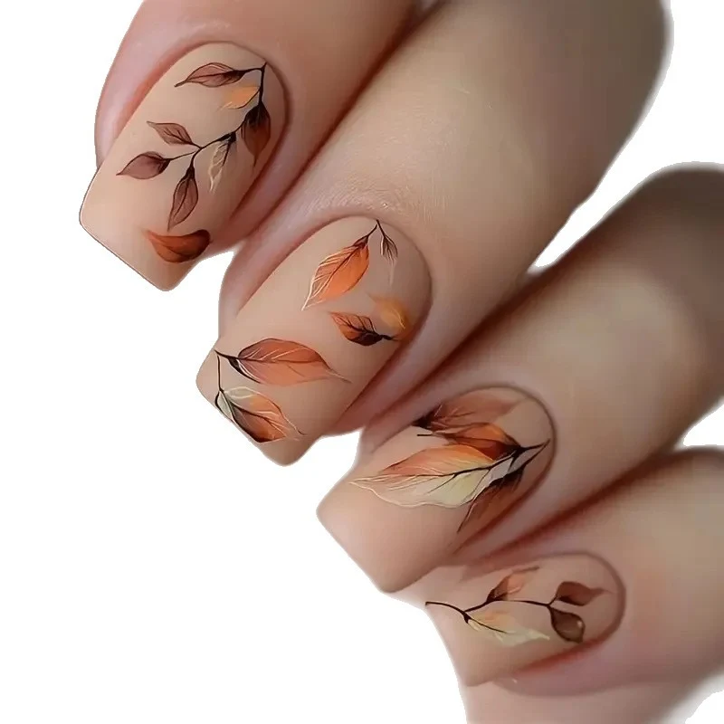 Autumn-Inspired Decorative Nail Art Stornfield