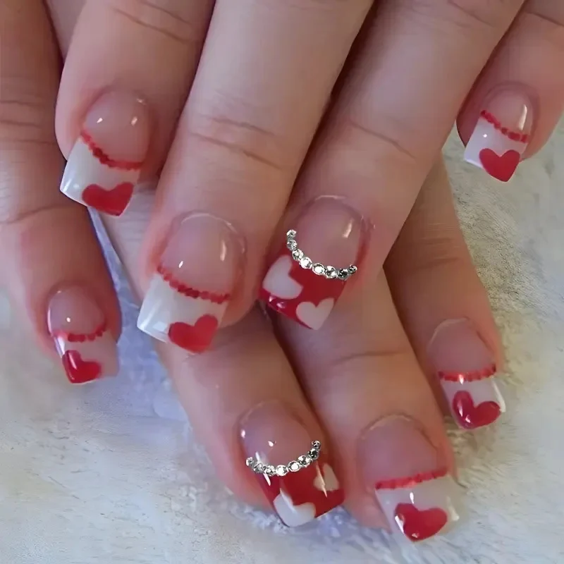 Artistic Valentine-Inspired Nail Art Enhancements Stornfield