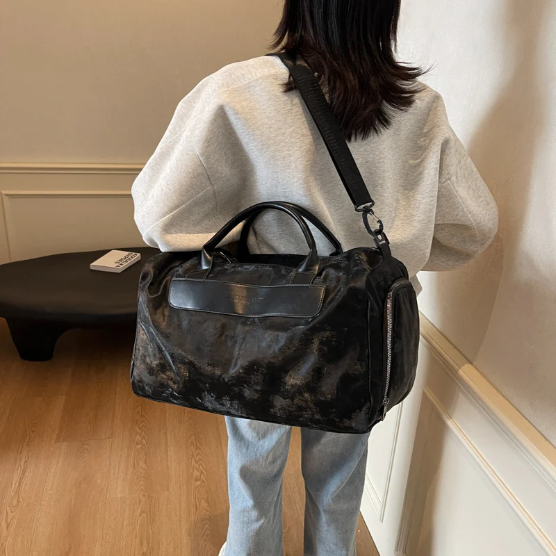 Soft Velvet Overnight Duffle Bag Stornfield